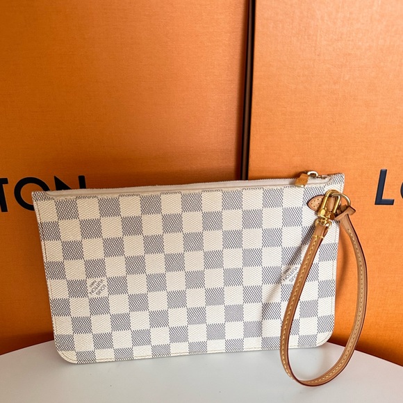 Louis Vuitton Bags Authentic Louis Vuitton Wristlet Azur Poshmark